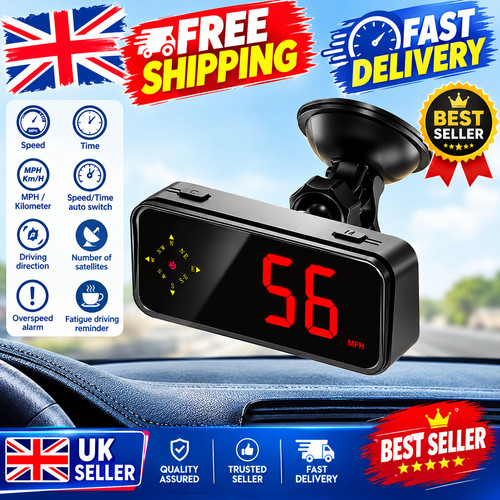 Mini led digital speedometer - led,