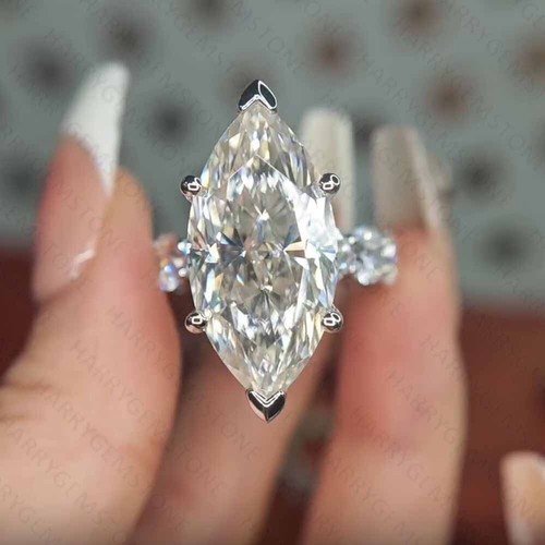 Marquise cut vvs1 moissanite - marquise,