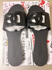 Dolce&Gabbana Black Logo Slide