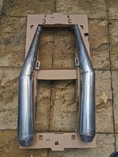 BMW R45  R65  STAINLESS SILENCERS 35mm EXHAUST TWIN SHOCK  