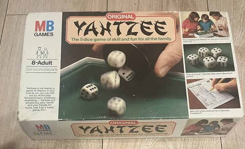 Vintage yahtzee game 1982 - vintage,