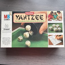 Yahtzee Vintage 1982 Dice Game