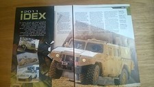 5 Page sides Article on 2011 Idex Military vehicles show Abu Dhabi Norinco etc