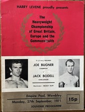 1971 Joe Bugner v Jack Bodell