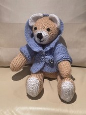 Hand Knitted Teddy Bear Wool