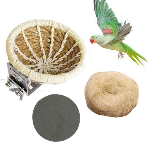 Hemp rope weave - hemp, bird