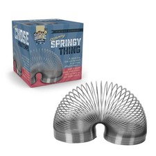 2 X Retro Springy Slinky Metal Spring Toy Set of 2 Kids Classic Fun Gift