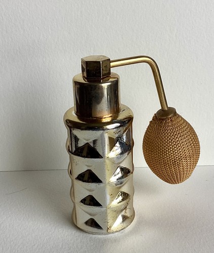Vintage mercury glass perfume - vintage,