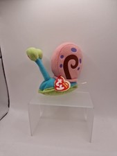 Spongebob Squarepants Gary The Snail Plush - TY Beanies - With Tags 2006