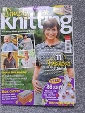 Simply Knitting Issue 46 October 2008 -No Alan Dart Pattern Insert-Magazine Only