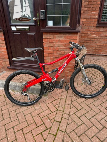 Orange mountain bike - orange, 5