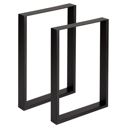 Set black metal square - set,