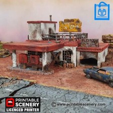 Derelict Gas Station Tabletop
