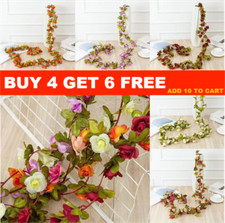 45 Flower 8Ft Artificial Flower Garland Ivy Autumn Small Peony Flower Fake Plant