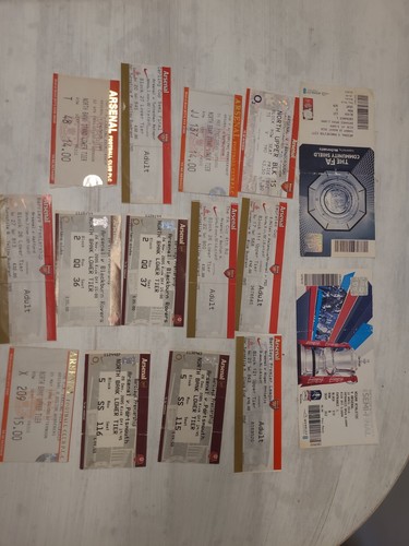 Collection arsenal tickets - of,