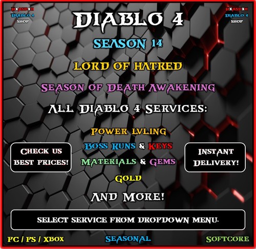 Diablo season 14 all - 4✨season, 14✨all