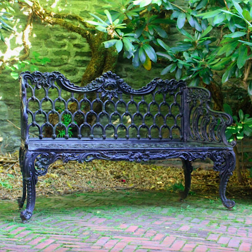Pair victorian benches - pair,