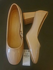 NEW Ladies (7EEE) Block Heel