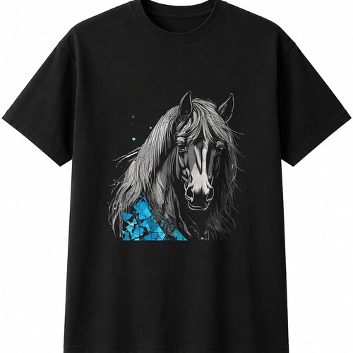 Graphic highland pony - graphic,