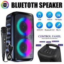 RGB Portable Bluetooth Speaker