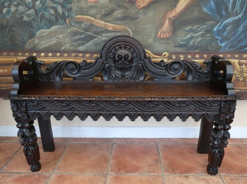 Window seat country oak - seat,