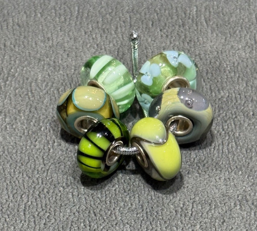 Trollbeads new old - trollbeads, (green)