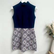 Vintage 60s mini dress navy