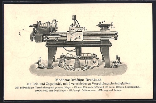 Postcard karlsruhe machines - postcard,