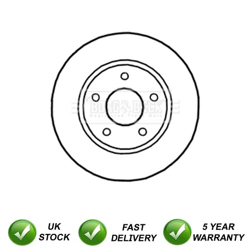 Brake disc front - front, sjr