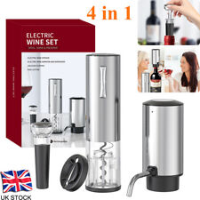 4 in 1 Rechargeable Wine Aerator Pourer Tool Electric Wine Bottle Opener Set