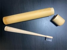 Portable Bamboo ToothBrush +