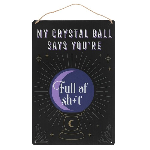 Crystal ball says metal - crystal,