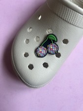 Disco Ball Cherry Croc Charms Jibbitz Shoes Girls Boys Unisex Adults