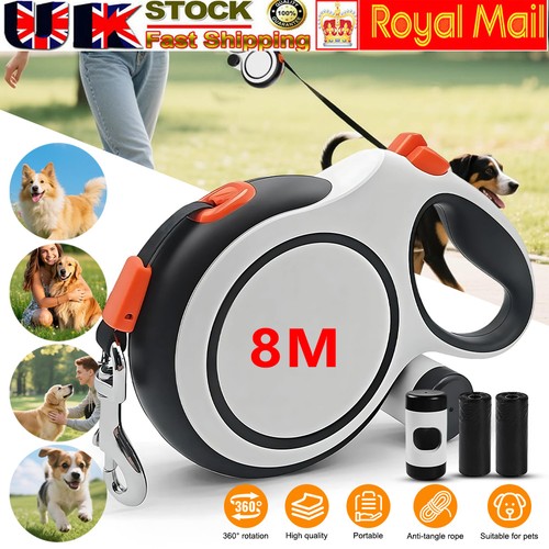 Pet leads retractable - 8m, dog