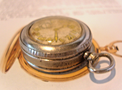 Pocket watch chain - watch, pencil