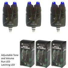 3 x Bite Alarms JHA for Carp