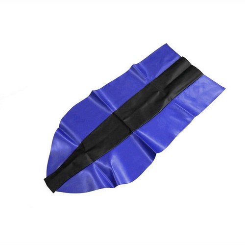 Blue leather seat guard - leather,