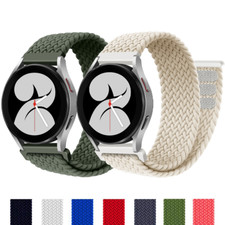For Samsung Smart Watches Watch 3/4/5/6/7 Pro FE Strap Braided Nylon Loop Band