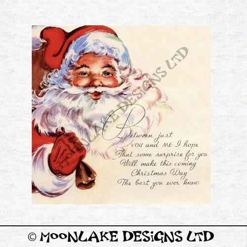 Santa vintage 1950 - vintage, 1950's