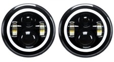 PAIR 7" LED BLACK HALO
