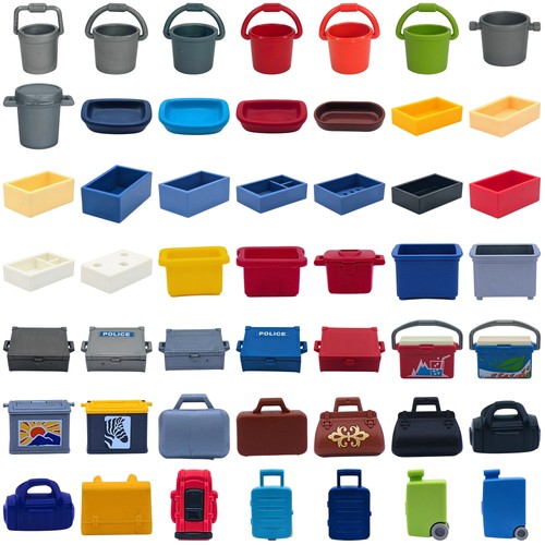 Playmobil lots buckets boxes