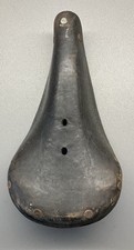 Vintage French Ideale Leather Road Bike Saddle