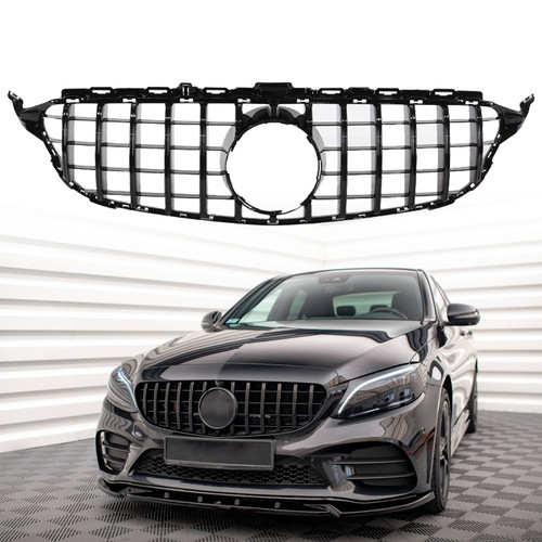 Gloss black upper grille - gloss,