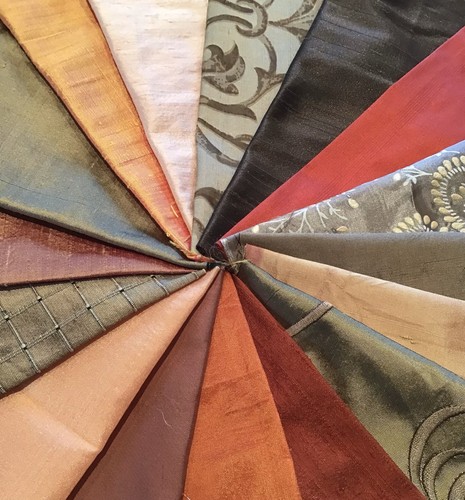 100 silk assorted fabric - +,