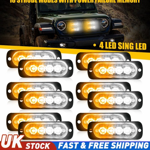 12x led strobe light bar - light, car