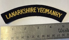Lanarkshire Yeomanry Cloth