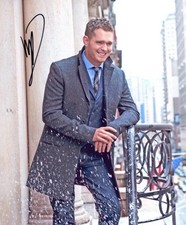 A fantastic 10x8 Autographed Photo of Michael Buble & CoA