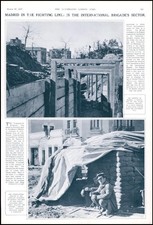 1937  SPAIN Madrid International Brigade Volunteer Force Barricade (212)