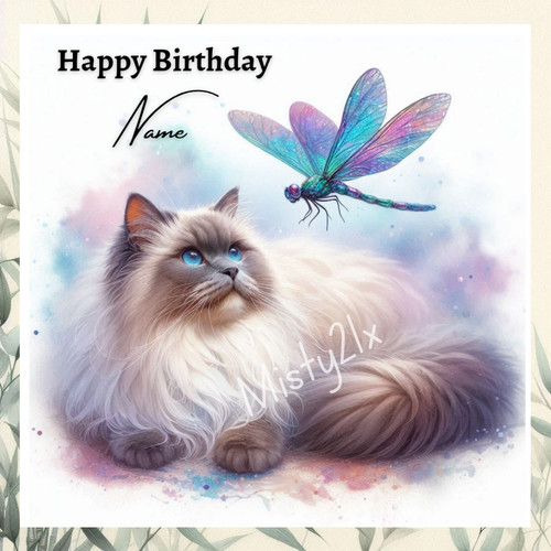 Personalised ragdoll cat - ragdoll,