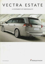 Vauxhall Vectra Estate Irmscher Body Styling Accessories 2004 UK Sales Brochure 